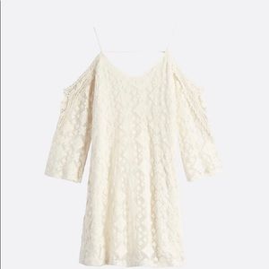 Skies Are Blue Conan Cold Shoulder Embroidered Dress